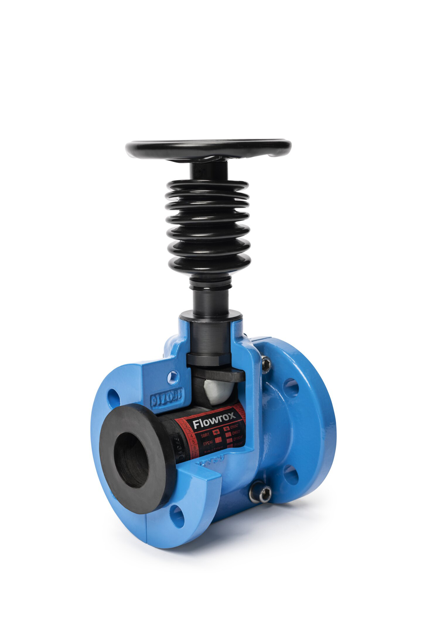 Flowrox™ klemventiler type PVG